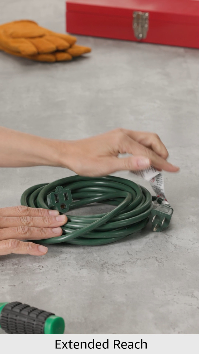 GE Outdoor Extension Cord Waterproof, Outdoor Heavy Duty Extension